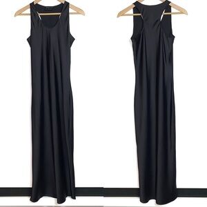 Modern Citizen Black Sleeveless Scoop Neck Racerback Maxi Slip Dress XS